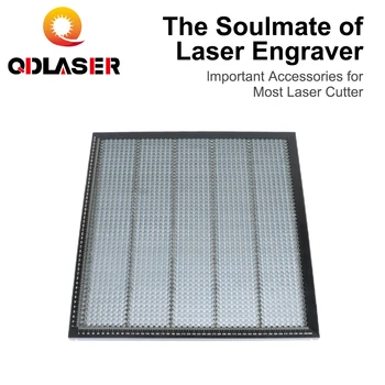 QDLASER Honeycomb Dolgozó Asztal skála 500*500mm XTool D1 Pro/D1 Dolgozik Panelen Állítsa be a CO2-Lézeres Gravírozó vágógép