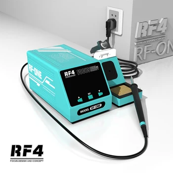 RF4 Intelligens Digitális forrasztóállomás Forró Levegő Pisztoly Elektromos forrasztópáka Mobiltelefon PCB IC SMD BGA Forrasztás-Javító Eszköz