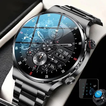 Samsung Galaxy S22 S22 Ultra S22+ S21 FE Intelligens Karóra Férfi 5ATM Vízálló Nők Smartwatch 24 Sport Mód Hőmérséklet Fitness