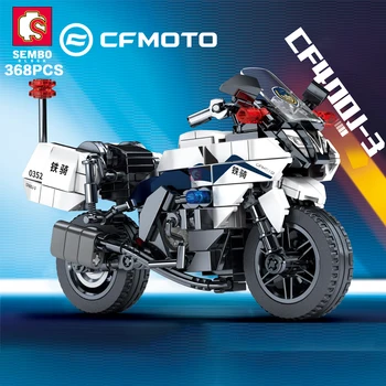SEMBO BLOKK 368PCS Racing Motorkerékpár Superbike építőkövei Jármű Modell Motorkerékpár Tégla Playsets Játékok Ajándék Gyerekeknek, Felnőtteknek