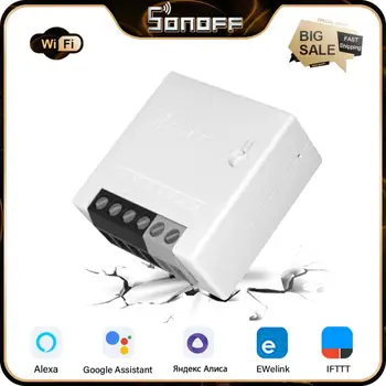 SONOFF MINI R2 DIY Smart Switch Két Módon állítsuk az wi-fi Kapcsoló Modul Segítségével az ALKALMAZÁS Távirányító Működik Alexa, a Google Haza