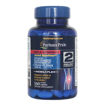 Speciális Glükózamin, Kondroitin D3-Vitamin 50 Mcg Támogatja az Ízületek, hogy Támogassák Comfort & Rugalmasság 160 Caplets