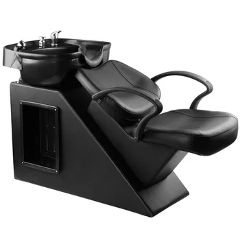 Szalon fodrászat bútor silla de barberia szakmai haj mosás ágy sampon szék állomás tál tál mosogató medence székek