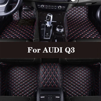 Teljes Surround Egyéni Bőr Autó Szőnyeg AUDI Q3 2019-2020 (Modell) Autó Belső autóalkatrész