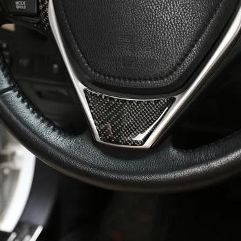 Toyota Corolla 2014 2015 2016 2017 2018 Puha Szénszálas Autó Kormánykerék Panel Fedél Trim Matrica, Autó Tartozékok