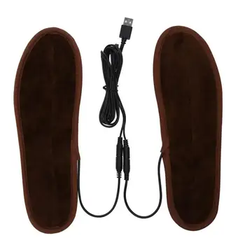Téli Elektromos Fűthető Talpbetét USB Fűtés Méter Melegebb Hőmérsékleti Cipő, Zokni Pad Fűthető Talpbetét Mosható Teljes Láb Láz Unisex