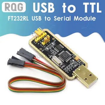 USB-TTL Adapter USB-Soros Átalakító Fejlesztési Projektek, Mely egy Valódi FTDI USB-UART IC FT232RL