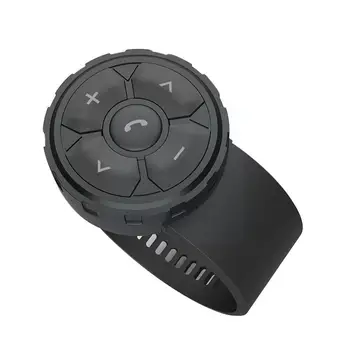 Vezeték nélküli Bluetooth-5.3 Távoli Gombot Sisak Fülhallgató Vezérlő Vízálló Motoros/kerékpáros Média Kormány IP67 O1V3