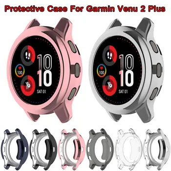 Vigyázz Védő Burkolata A Garmin Venu 2 Plus Lágy Tpu Smartwatch Ütésálló Teljes Képernyő Védő Héj Venu2 Plusz