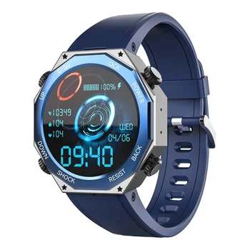 Új AMOLED HD Képernyő Bluetooth Hívás Intelligens Karóra Férfi 600Mah Nagy Akkumulátor 100+ Sport Fitness Tracker IP68 Vízálló Smartwatch