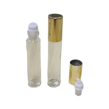 Újratölthető Parfüm Üveg Kiváló Minőségű Csomagolás illóolaj 10ml Üveg, Átlátszó Injekciós Üveg Parfüm Konténer Roll Utazási 25pcs
